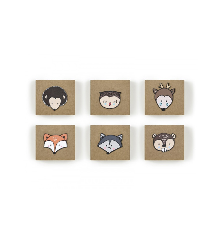 Papierová krabička so zvieratkami