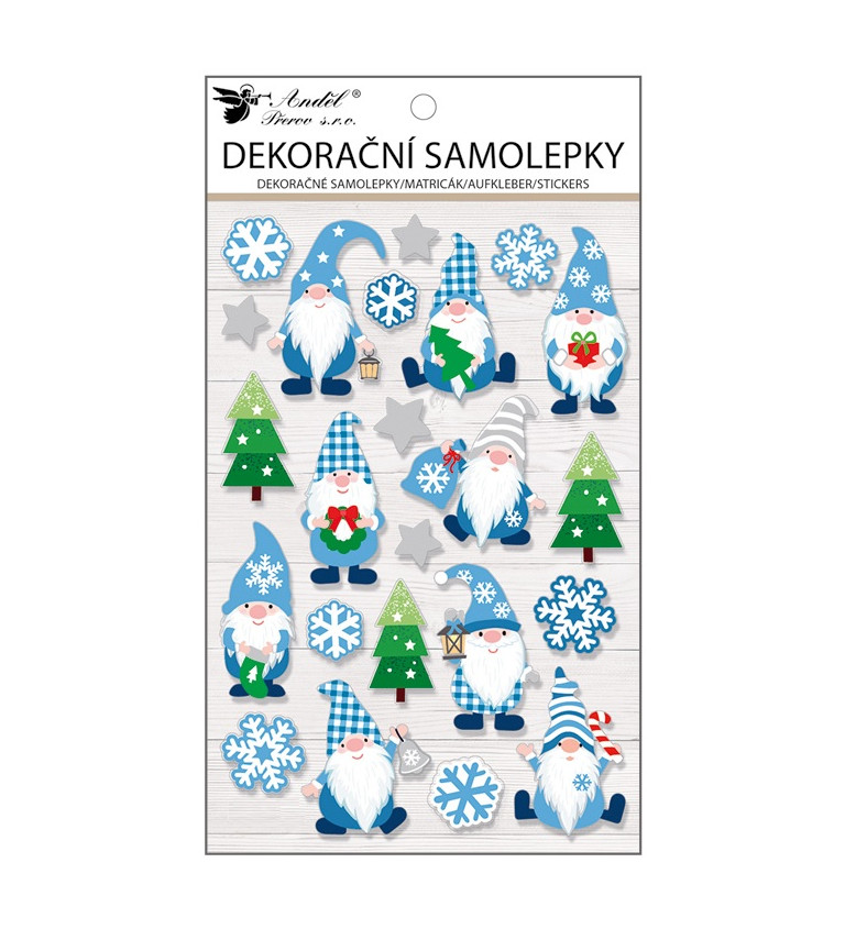 Vyskakovacie samolepky škriatkovia