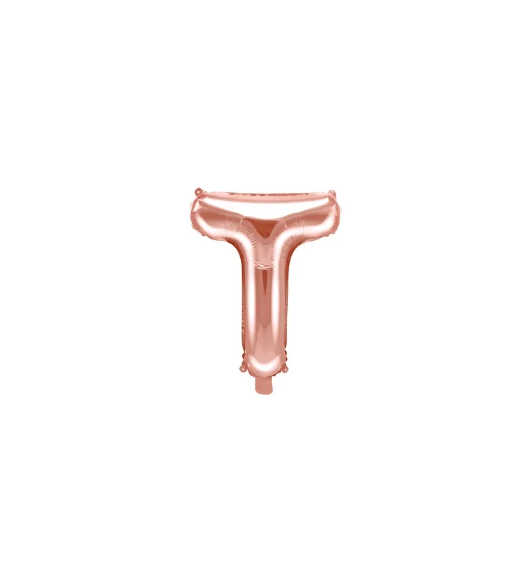 Fóliový balónik rosegold T