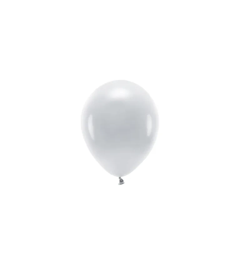 EKO Latexové balónky 26 cm sivé, 10 ks
