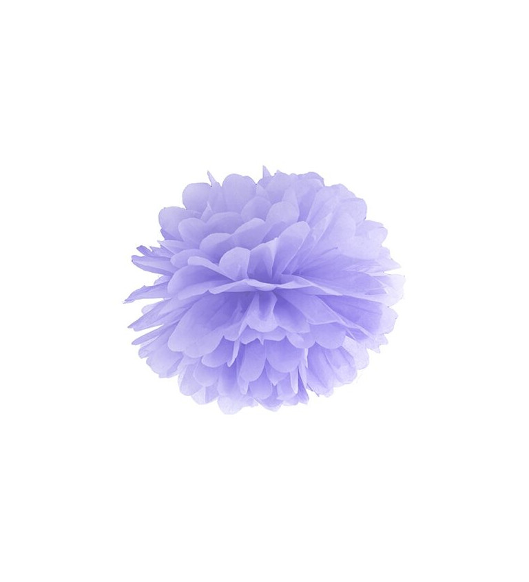 Pom pom fialový