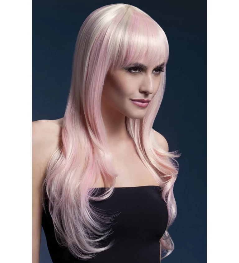 Dámska parochňa ružovo-blond