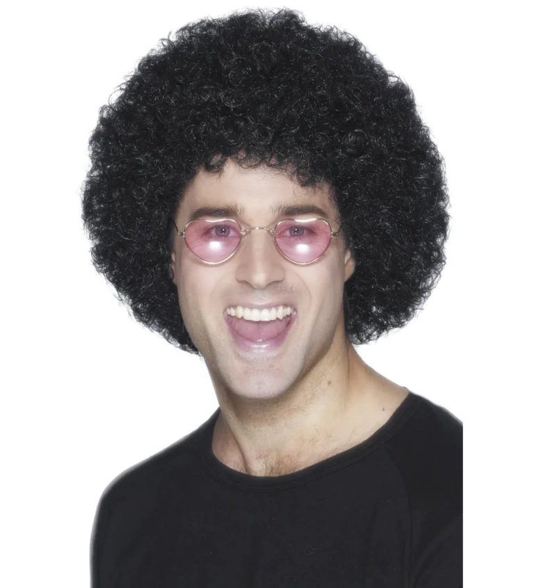 Pánska parochňa - afro čierna