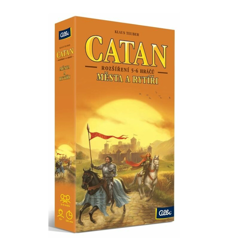 Stolová hra - Catan - Mestá a rytieri - 5-6 hráčov