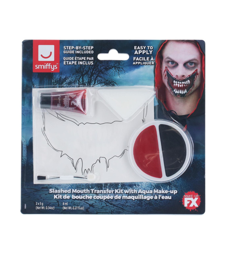 Natrhnutý úsmev makeup sada