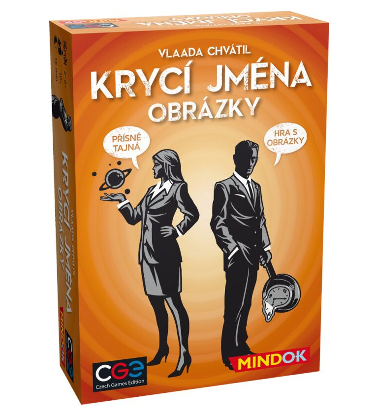 Spoločenská hra - Krycie mená obrázky