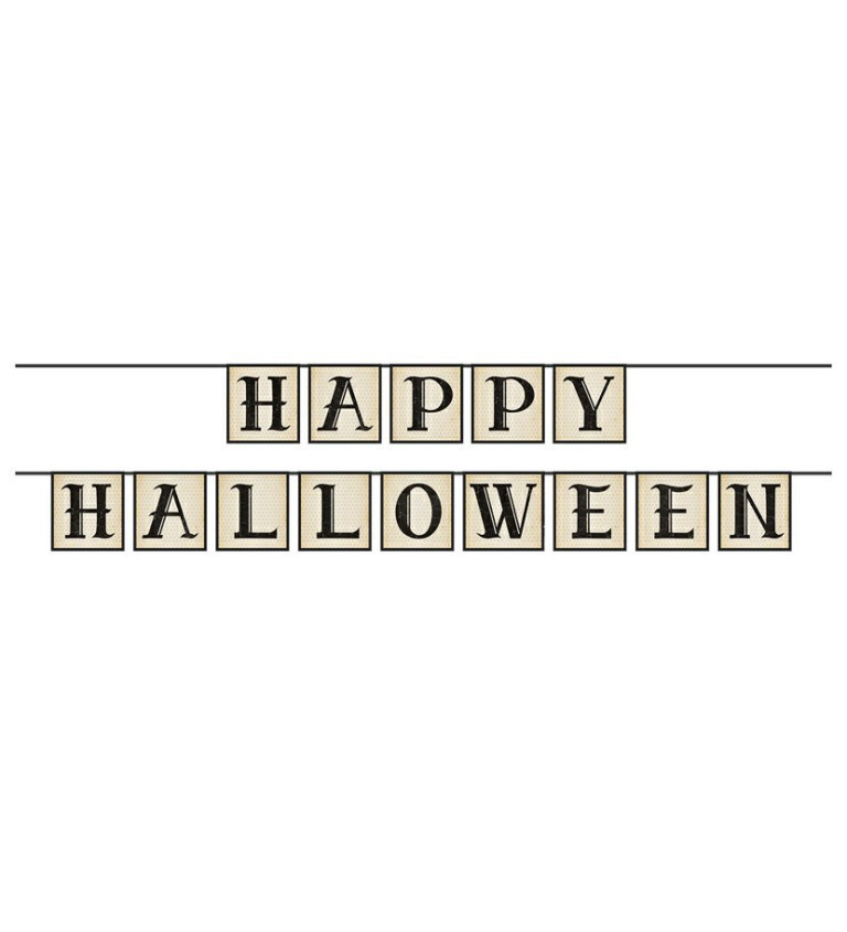 Girlanda - Veselý Halloween