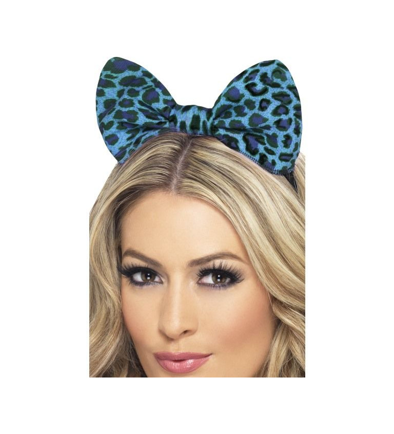 Ružová čelenka leopard