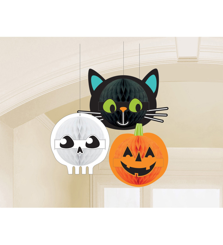 Dekorácie - Halloween závesné dekorácie