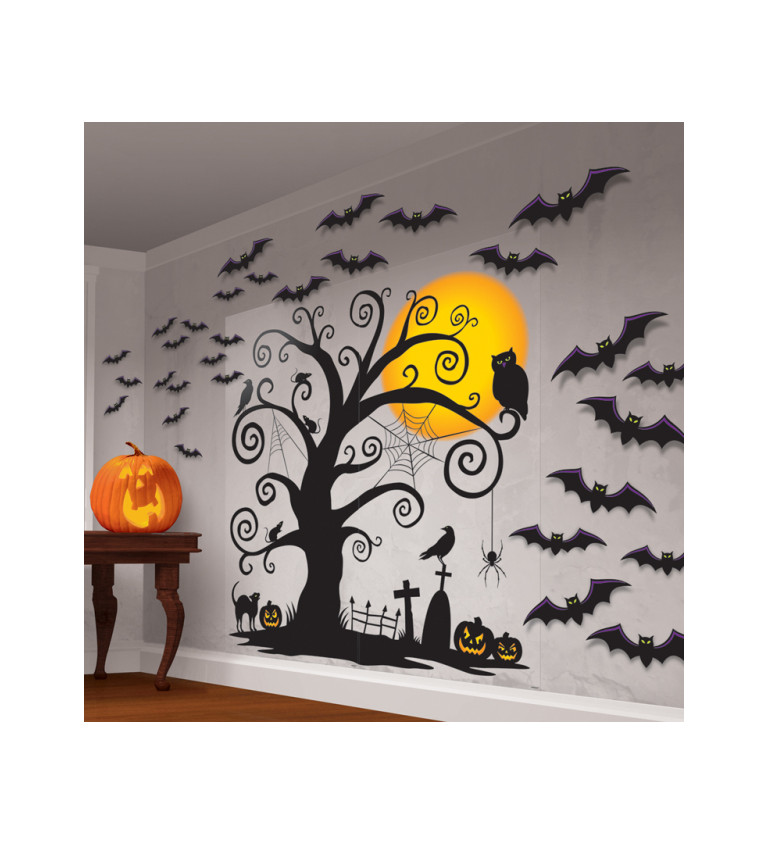 Sada halloweenských vzorov