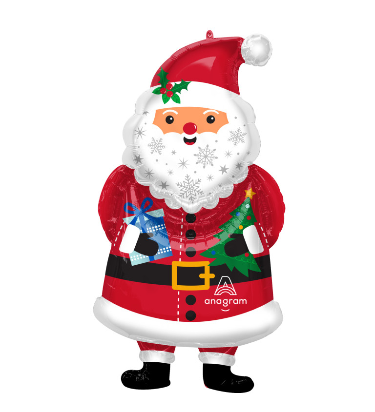 Vianočný balónik Santa