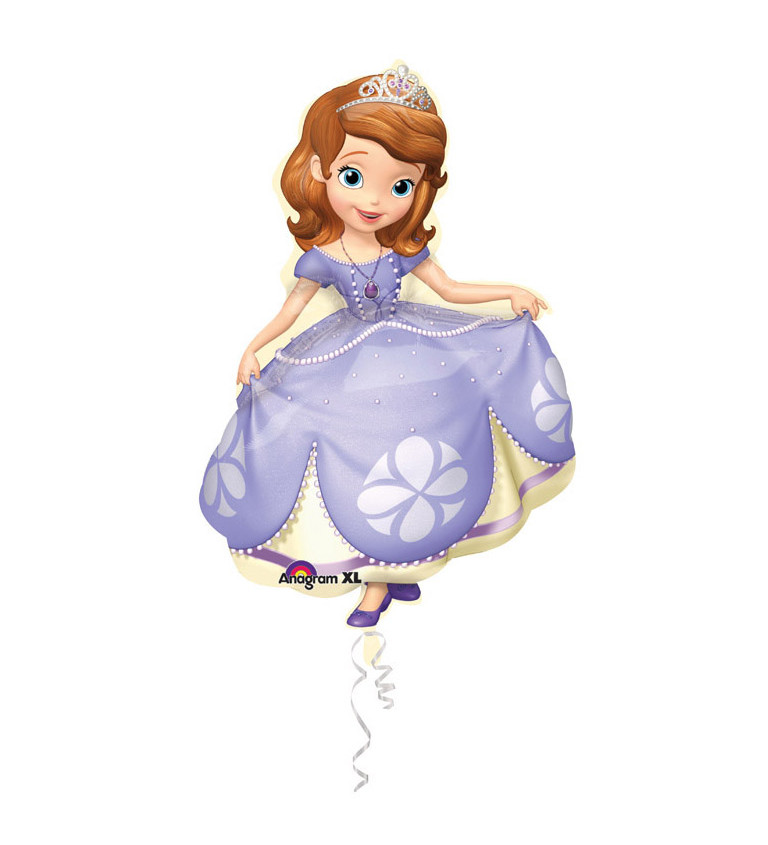 Balónik fialová princezná