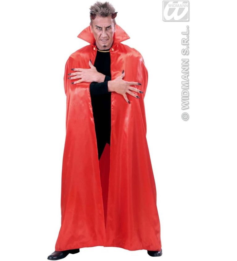 Červený čertovský plášť