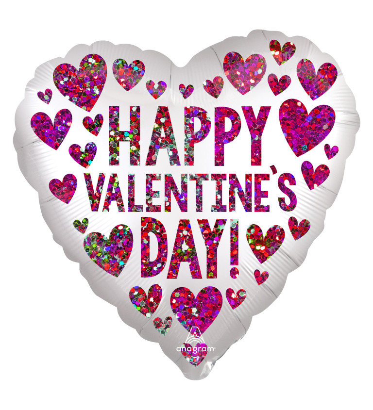 Balónek Šťastný Valentín