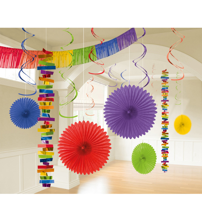 Farebný set dekorácií