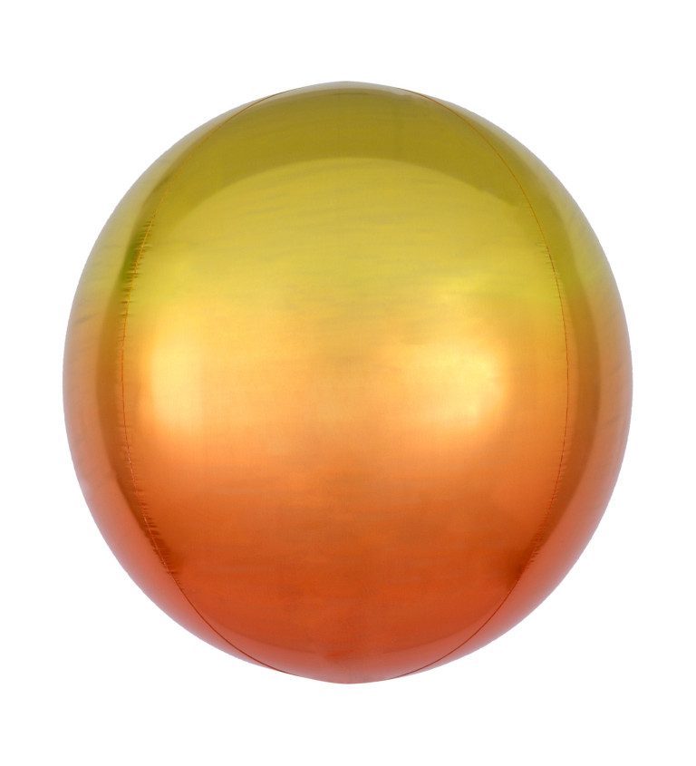 Balónek ombré žltý