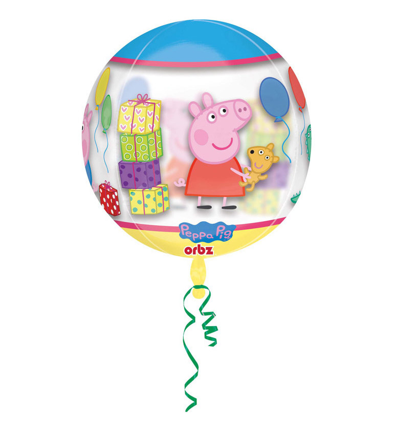 Priehľadný balón Peppa