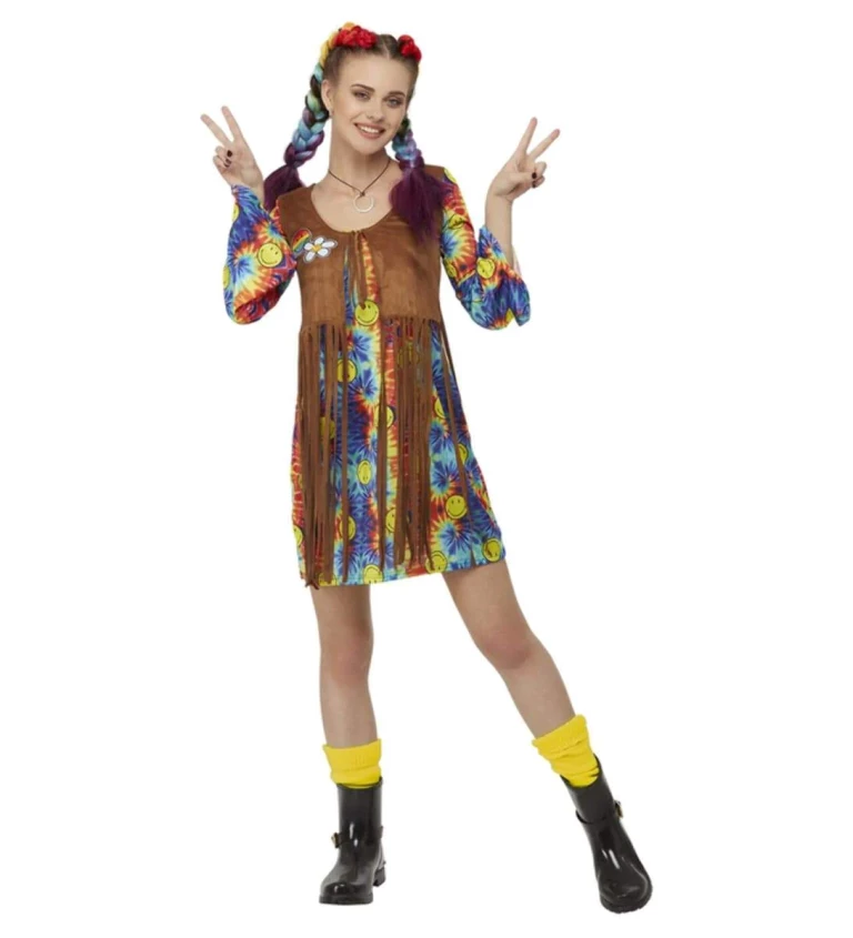 Dámsky kostým - hippies