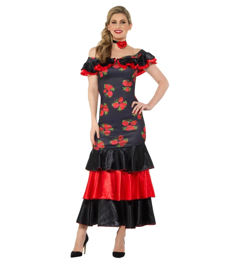 Dámsky kostým flamenco tanečník