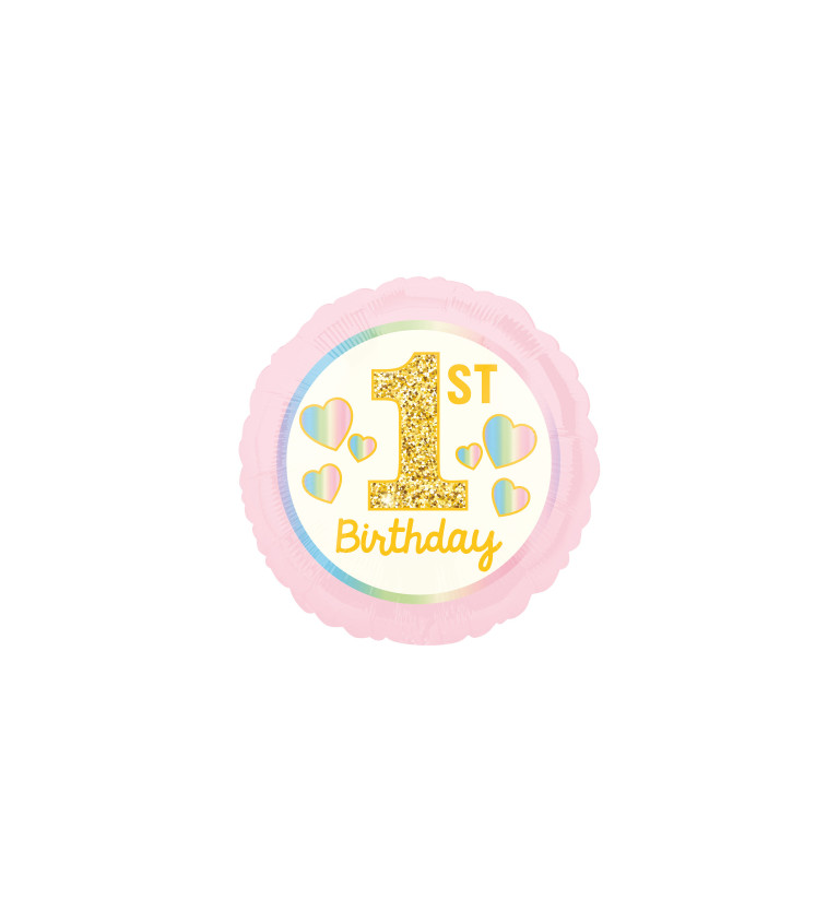Balónek 1st Birthday