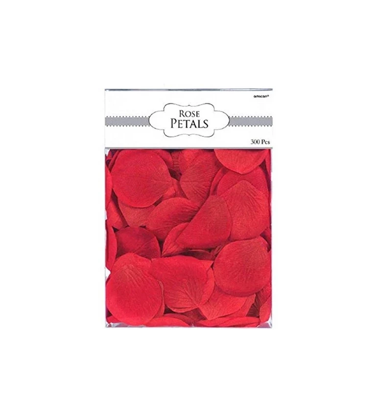 Plátky ruží červené