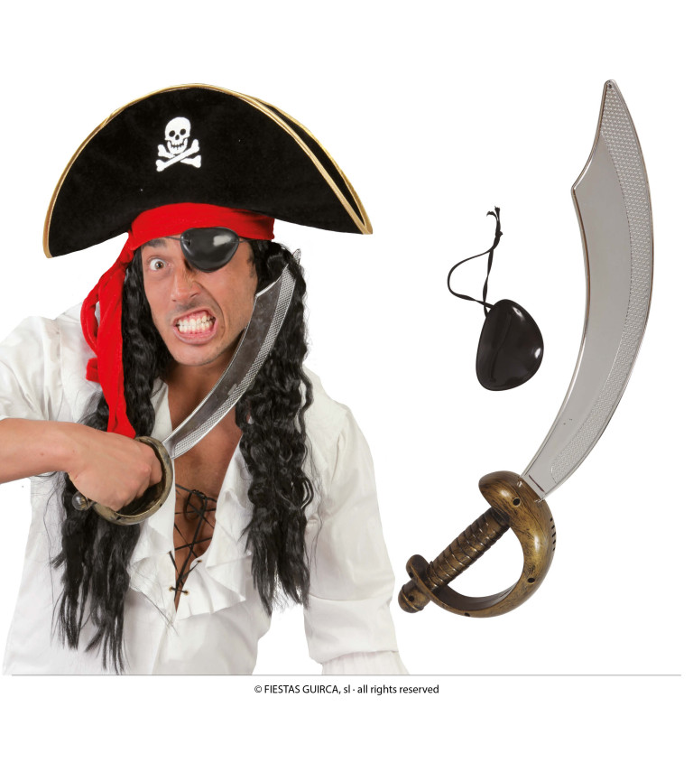 Pirátska šabľa s chlopňou