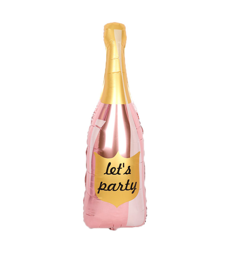 Fóliový balónek - Fľaša Let's Party