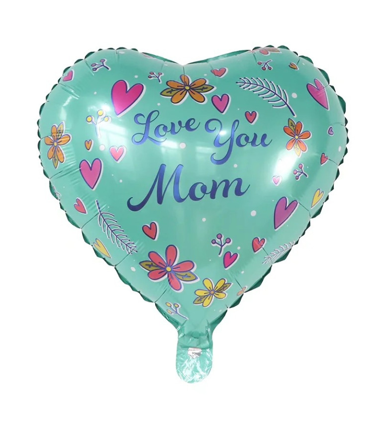 Fóliový balónik - Love you mom