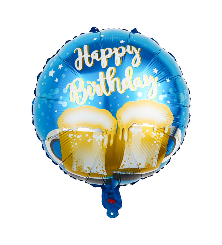Fóliový balón - Happy birthday pivo