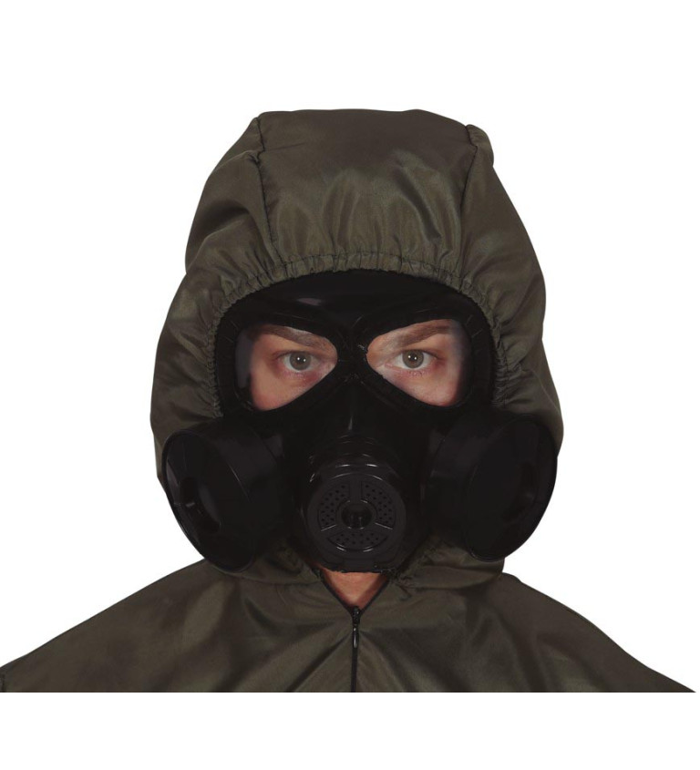 Plynová maska - čierna