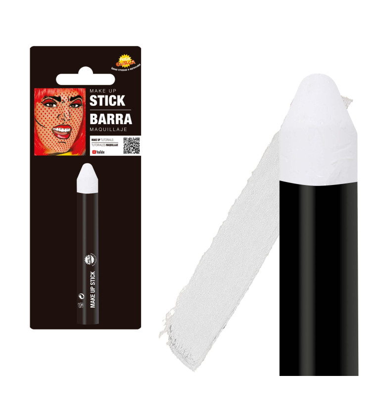 Make-up tyčinka - biela