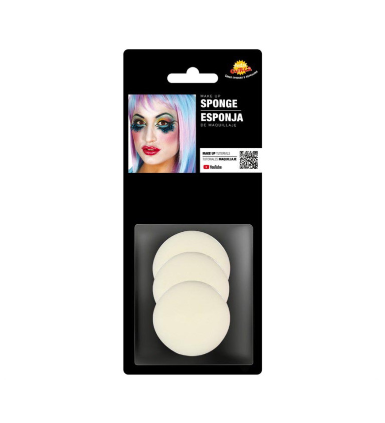 Balenie 3 hubiek na make-up