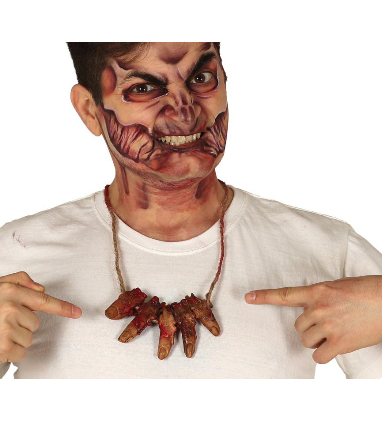 Náhrdelník -5 krvavých prstov