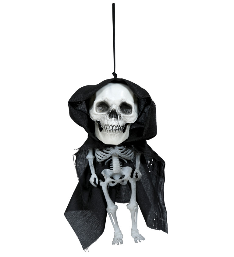 Závesná malá lebka - dekorácia