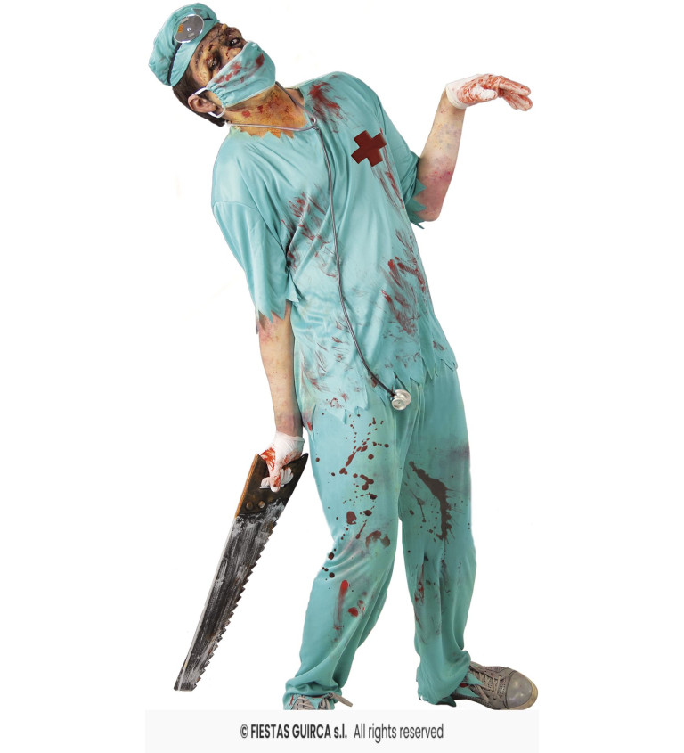Pánsky kostým - zombie chirurg