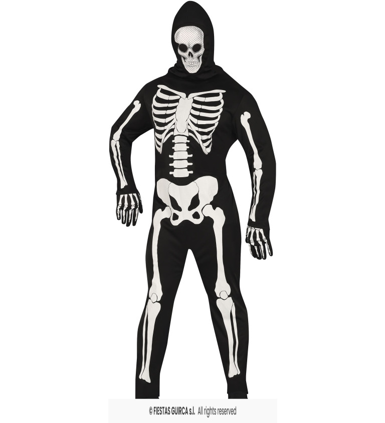 Pánsky kostým - Skeleton