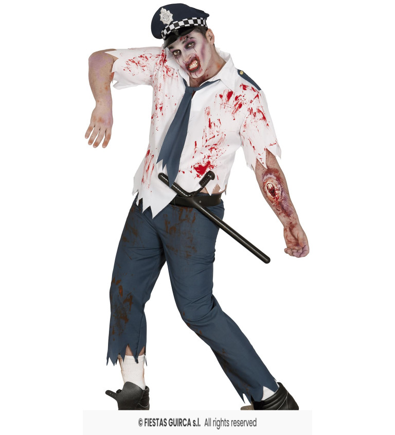 Pánsky kostým - zombie policajt