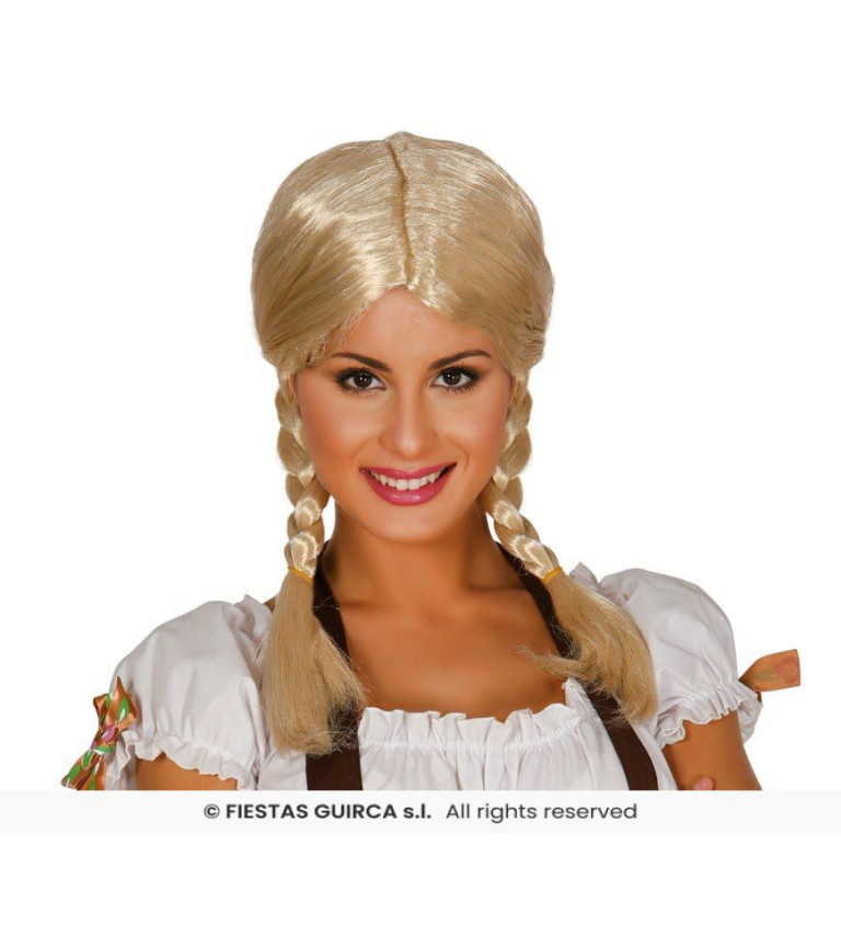Dámska parochňa - s copy, blond