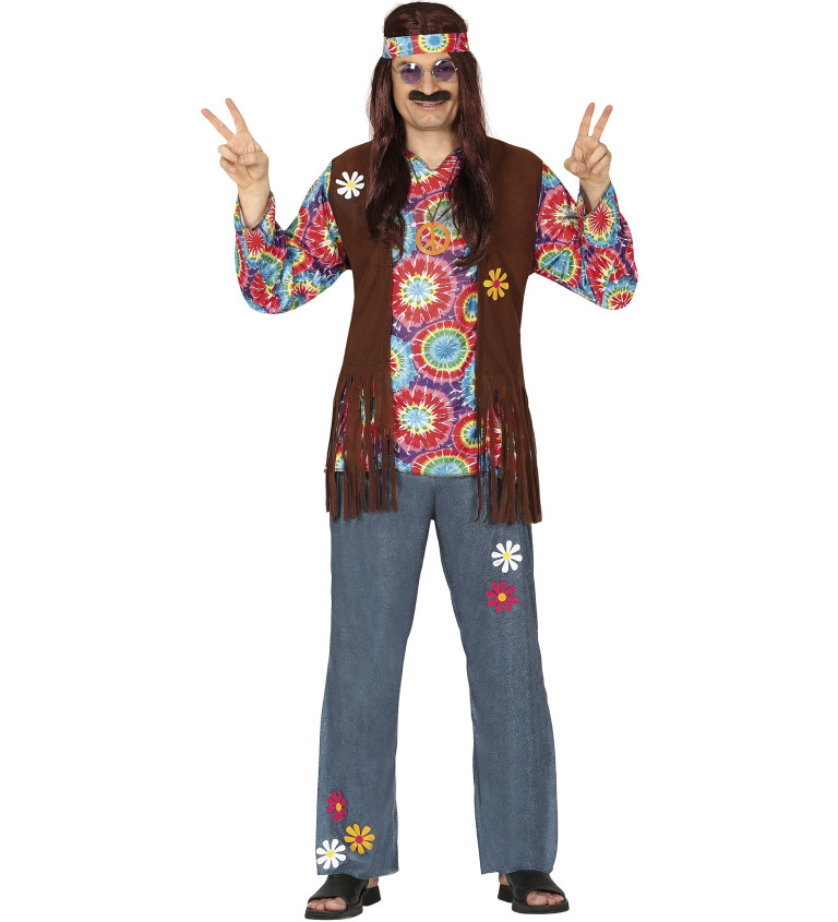 Pánsky kostým - Hippie