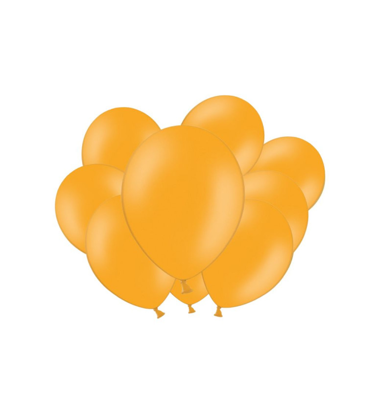 Latexové balóniky strong pastelové oranžové 30 cm 10 ks