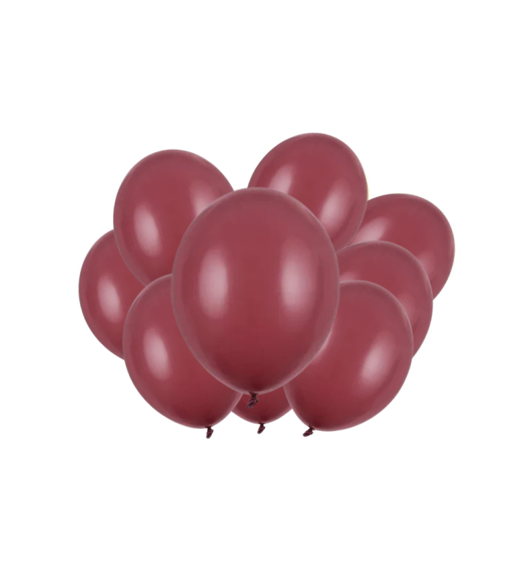 Latexové balóniky strong pastelové slivkové 30 cm 10 ks