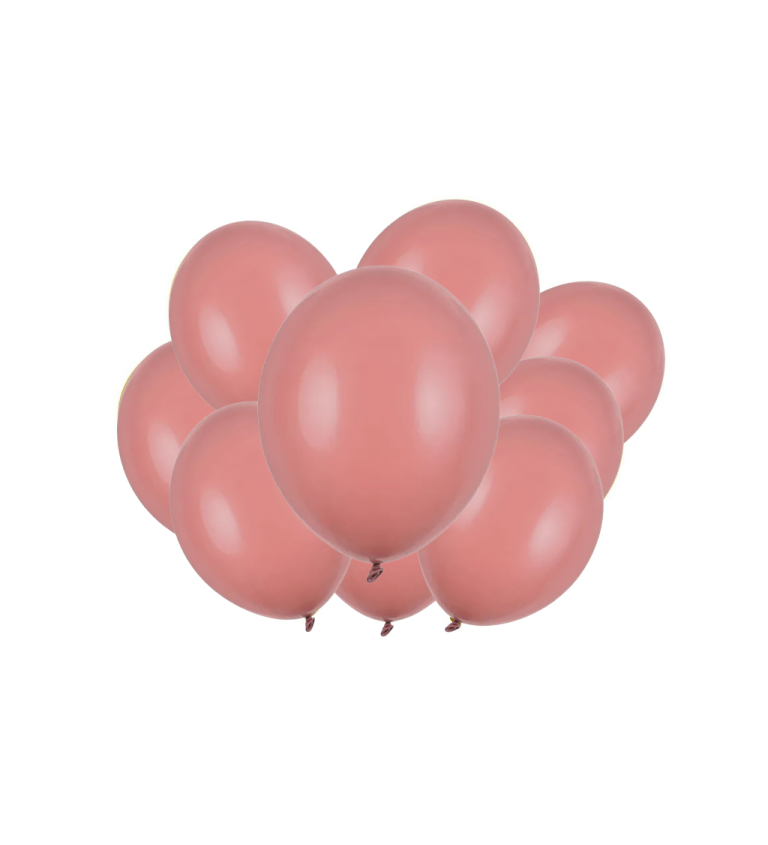 Latexové balóniky strong pastelové divokej ruže 30 cm 10 ks