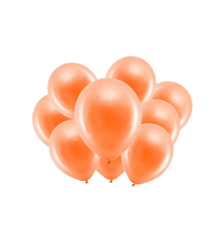 Latexové balóniky eco pastelové oranžové 30 cm 10 ks