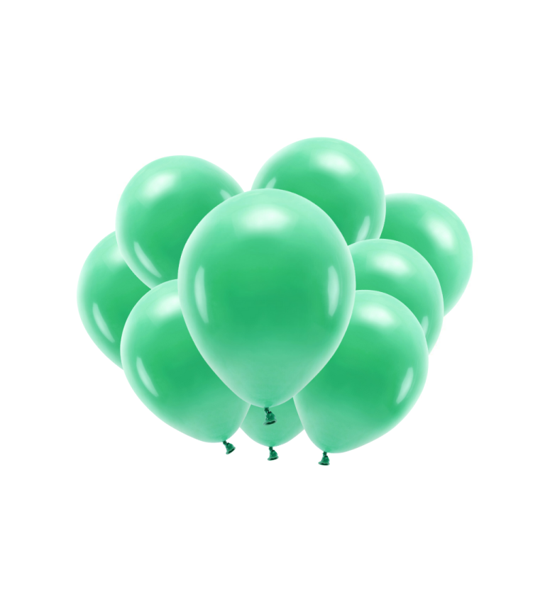 Latexové balóniky eco pastelové zelené 30 cm 10 ks