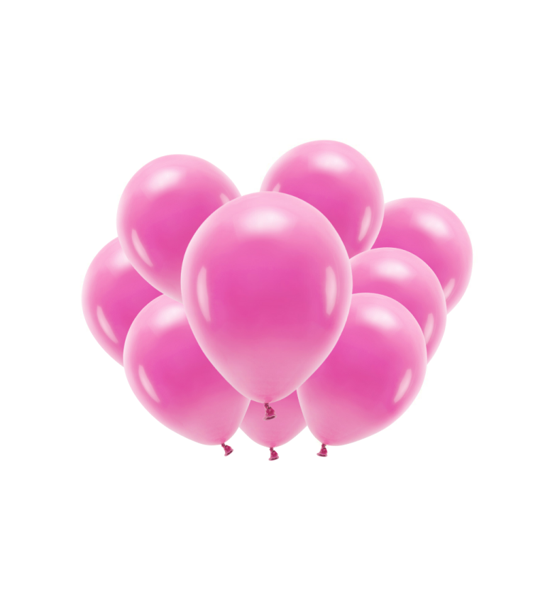 Latexové balóniky eco pastelové fuchsia 30 cm, 10 ks