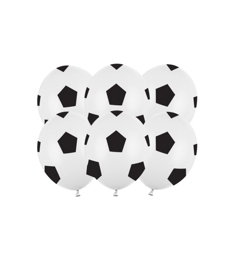 Latexové balóniky strong pastelové futbalové 6 ks