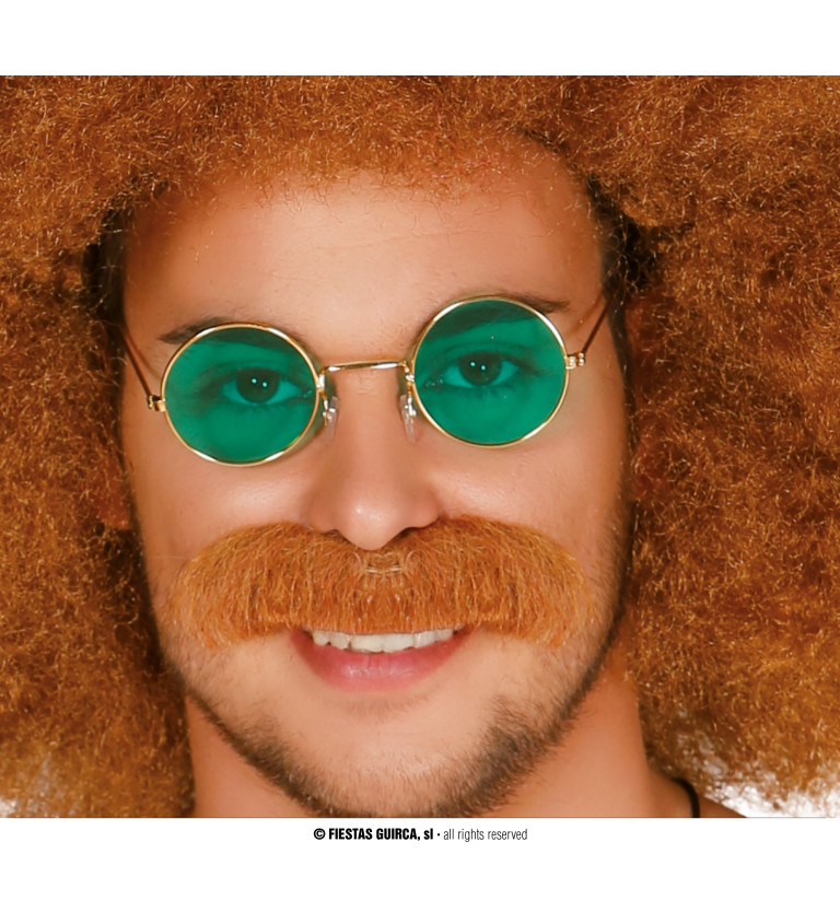 Hippie okuliare - zelené