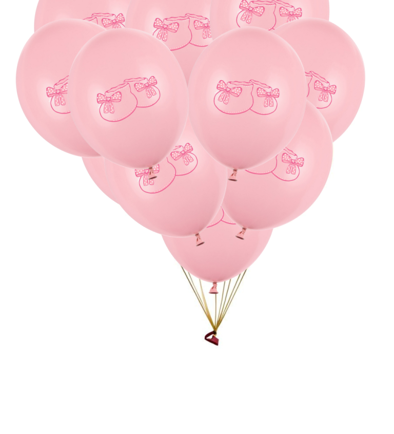 Latexové balóniky strong pastelové ružové 30 cm 50 ks