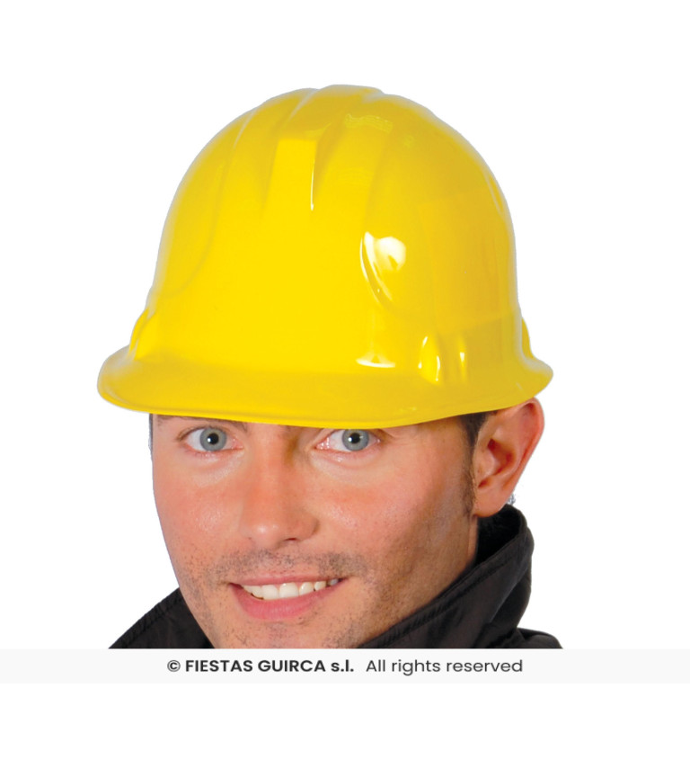 Žltá pracovná prilba