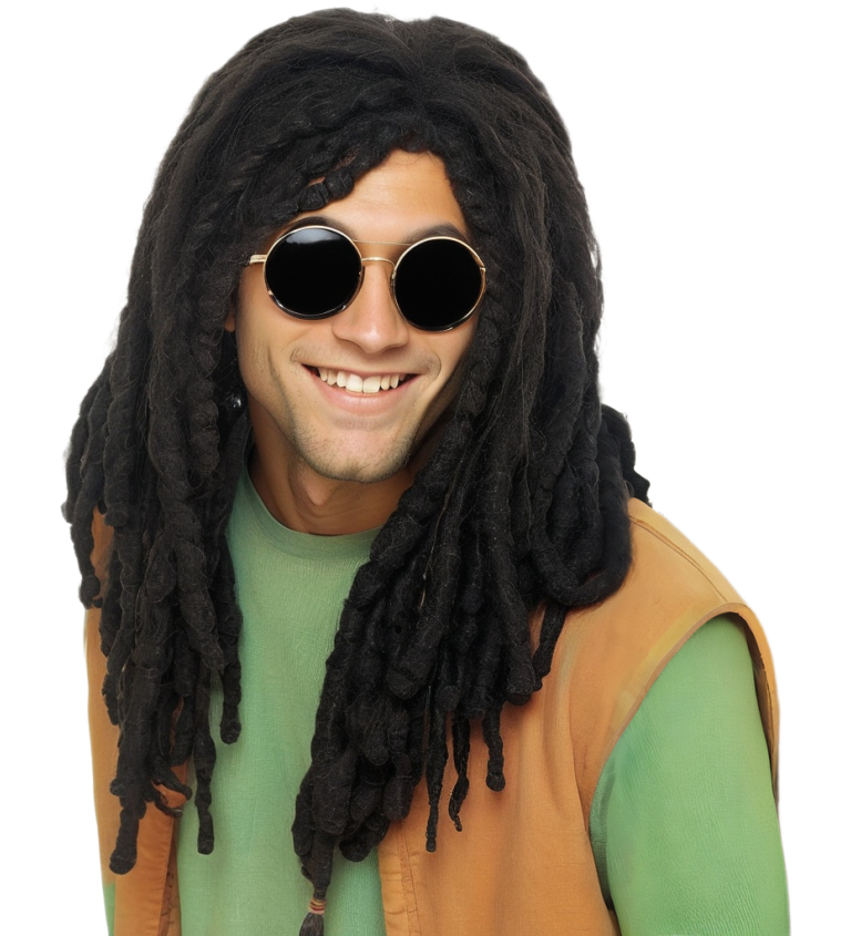 Pánska parochňa - dredy v štýle hippie